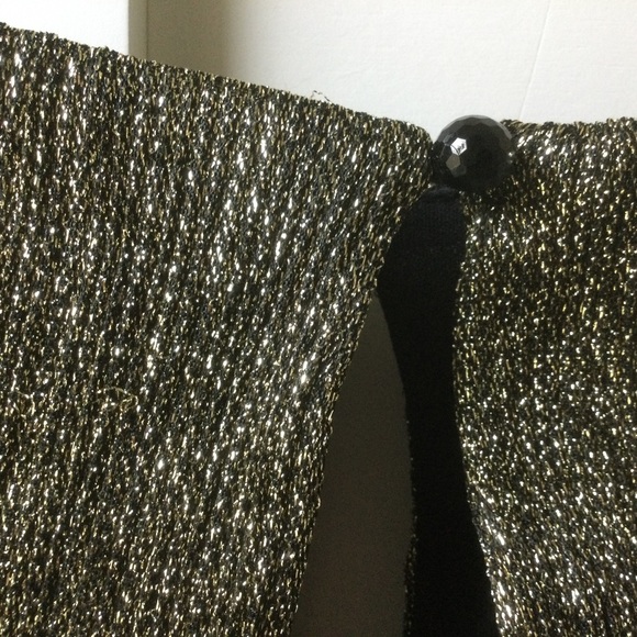 Metallic Gold Party Dress - Picture 8 of 9